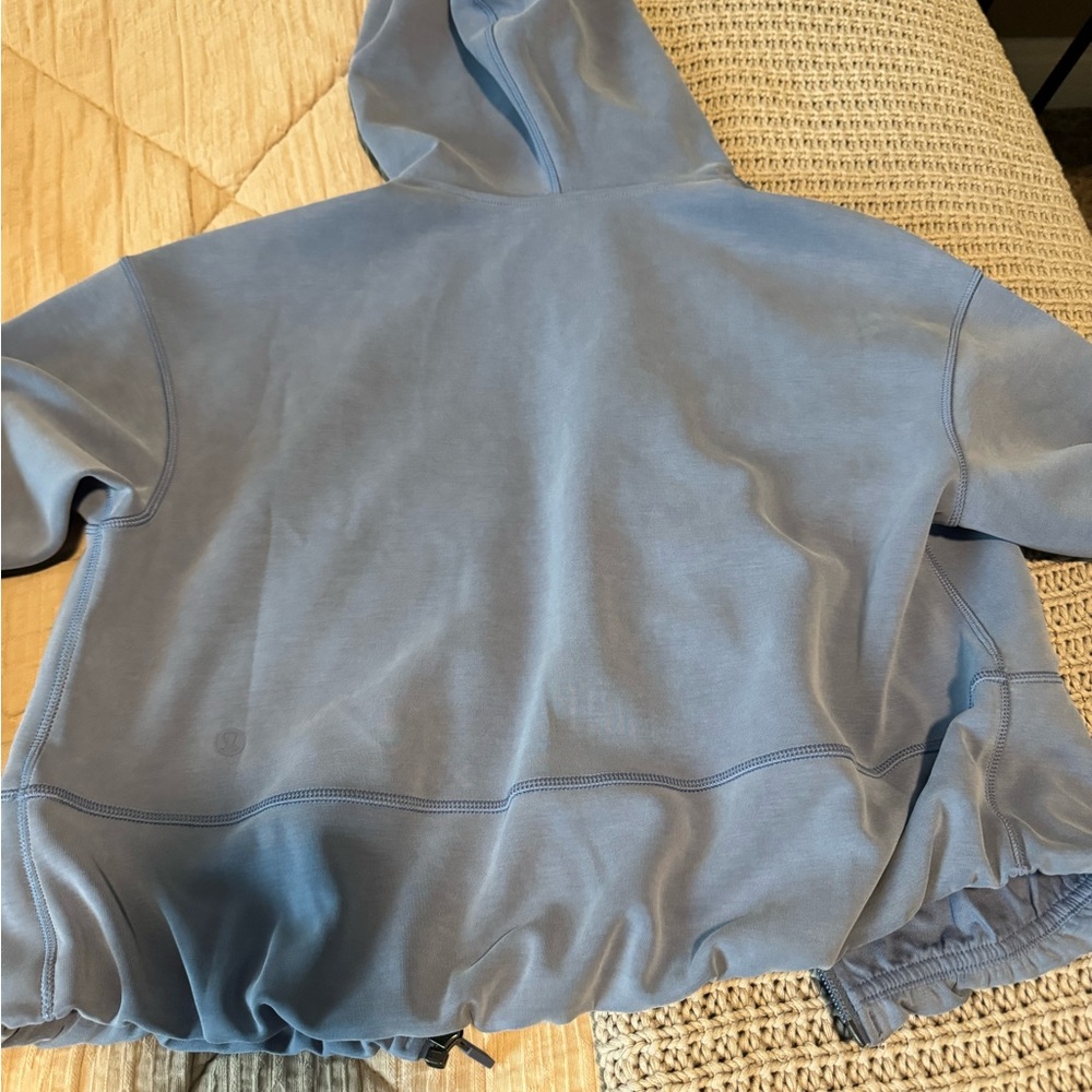 Lululemon Softstreme full zip hoodie Blue Zip-Up Hoodie - Picture 5 of 10